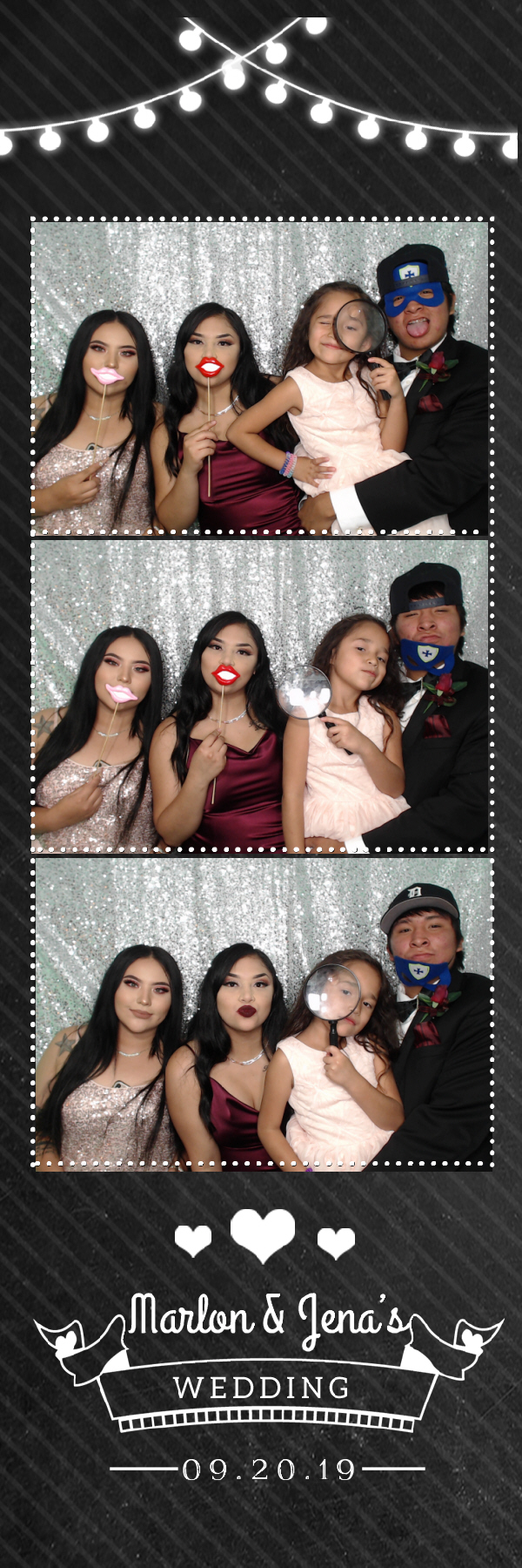 Jena and Marlon's Wedding | View more photos from the event at gallery.photoboothbillings.com/u/PhotoBoothBillings/Jena-and-Marlons-Wedding